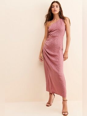 Favorite Daughter ‘Singles Table’ One-Shoulder Polka Dot Dress
